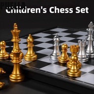 PUELLA Magnetic Chess Set, 25/32cm Chessboard Folding International Chess, Portable Plastic Portable