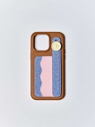 CROSS CULTURE - COUTON CASE เคสโทรศัพท์ใส่บัตร (มีกระดุมขายแยกเปลี่ยนสีได้) ทำจากหนัง Microfiber และ