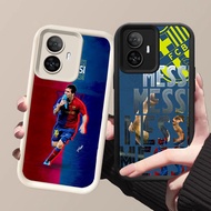 HK-37 Messi in La Liga Shockproof Casing for Black and White Silicone OPPO Realme Reno Narzo 13F C67