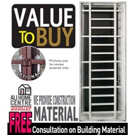 *Value To Buy _ 3 in 1 CASEMENT WINDOW 6'(H) x 2'(W) *Include 5mm black glass, grill and window fram