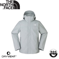 [The North Face American Men Waterproof Hooded Down Two-Piece Jacket < Gray >] 81QS/Windproof Jacket