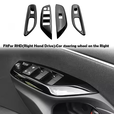 LHD RHD For Toyota Yaris Cross 2020 2021 2022 ABS Black Door Handle armrest Window rise Switch glass