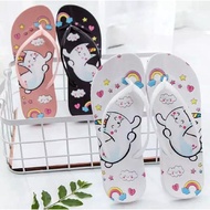 Rainbow Cat Motif Flip Flops - Flip Flops - Casual Flip Flops - Original Trendy - Women's Flip Flops - Cute Flip Flops - Cute Flip Flops - Adult Women's Flip Flops - Cute Flip Flops