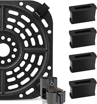 GXF Air Fryer Rubber Tabs for Ninja SL201 SL401 SL451 AF080 AF141 AF181 Air Fryer, 4 PCS Heat Resist