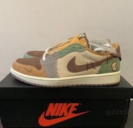 Zion Williamson x Jordan Air Jordan 1 Retro Low OG Voodoo 棕色 男女同款