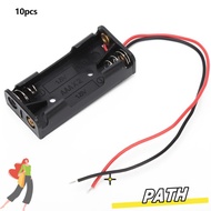 PA-HOME 10Pcs 3× 1.5V AAA Battery Holder, with 15cm Wire PP 2× 1.5V AAA Battery Holder, Holder 3× 1.