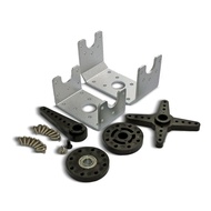 80KG RDS5180 Dual- Digital Servo High Torque Metal Digital Robot Servo with U Mounting Bracket-ro2