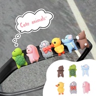 Car Motorcycle Decorations Small Accessories Pendant Handlebar Ornaments Little Yellow Duck Doll Cut