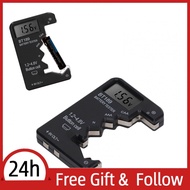 supergoodsales Battery Tester  Universal Checker Small for C AAA D N 9V 6F22 1.5V 3V Button (Black)