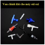 Valve to adjust oxygen bubbler tube to divide, connect, 1-way, open and close, perpendicular many ty