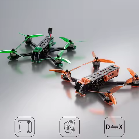 GEPRC MARK5X O4 Pro WTFPV (Without Cam VTX) 5inch Wide X FPV Drone Quadcopter - F722 50A 2107.5 1960
