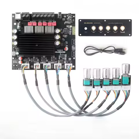 SOTAMIA TPA3221 Subwoofer Amplifier Audio Board 100Wx2+200W 2.1 Bluetooth Amplifier AUX USB Amplific