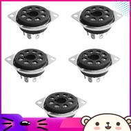 wayneVacuum Tube Socket Octal 8Pin 5pcs Set for KT66 for KT88 6SL7 6SN7 6V6 5AR4/GZ34 Quality Long-L
