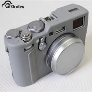 Ocotex New Camera Bag Silicone Case For Fujifilm Fuji X100F x100f Protective Body Cover Color Black
