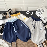 Children Korean Style Embroidered Sweatpants Sweatpants Autumn New Style Men Women Casual Pants Cuff
