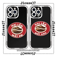 JM Case Hailan Coffee 6plus/6s/6splus/7/7plus/8/8plus/x/xs/11/12/pro/max/plus/promax square edge iph