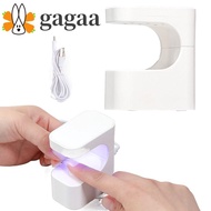GAGAA Mini UV Light, Quick Dry Single Finger Portable Nail Lamp, Cute Efficient Curing 45s/60s Timer