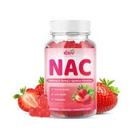 NAC adult gummies 1000mg NAC supplement N-acetylcysteine antioxidant sugar free strawberry flavored