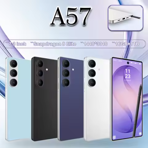 A57 Screen Protector 8000mah Battery 5G For New Original Smart 22GB+2TB HOT 7.3inch HD Global Editio