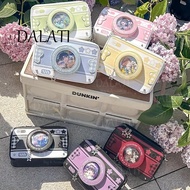 DALATI New Style Two-Dimensional Fixed Grid Small Camera Pain Bag One-Shoulder Diagonal Bag Transpar