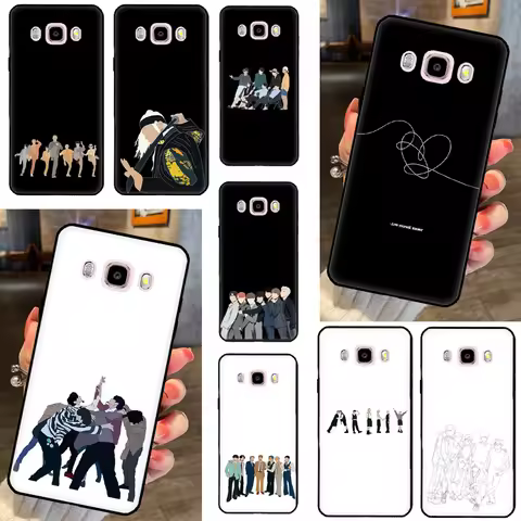 Korean Fashion Kpop Band Case For Samsung Galaxy J6 J4 Plus A6 A7 A8 A9 J8 2018 J3 J5 J7 2017 J1 A3 