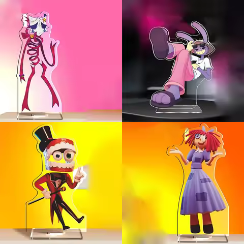 For TADC Pomni Jax Ragatha Gangle Zooble Kinger Caine Gummigoo 10cm Acrylic Stand Anime Peripheral C