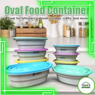 Theos Oval Refrigerator Tupperware Kitchen Container Plasticware Food Storage Box