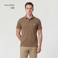 LTD เสื้อโปโลแขนสั้น ผู้ชาย สีกากี | New Gen Polo Shirt | 00980