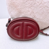 Hermes in the loop belt 棕紅色豬鼻腰包 B刻