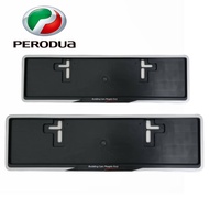 { Free 2pcs Screw } Perodua Number Plate Number Frame Myvi Bezza Aruz Ativa Alza Axia Viva Kelisa Ke