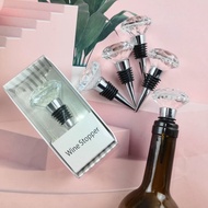Multifunctional, Portable, Crystal Wine Stopper Diamond Wine Stopper Round Wine Stopper Cork Stopper