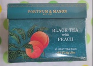 Fortnum &amp; Mason black tea with Peach  tea (15x silky tea bag)