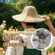 The Shop Is In Thailand. Straw Hat Wide-Brimmed Double-Sided Style Size 36cm 47CM Sun Protection Eas