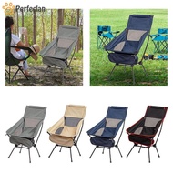 [Perfeclan] Foldable Camping Chair Telescopic Stool Beach Chair Swing Chair Portable Moon Chair for Backpacking Fishing Picnic
