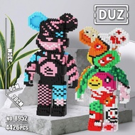 Puzzle bag pairs of bearbrick rabbit 28-35cm puzzle toys for babies (free hammer)