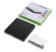 Monqiqi ดีวีดี พกพา อ่านเขียน External DVD USB 3.0 Player Optical Drive CD/DVD-RW Burner Reader Writ