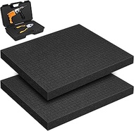2PCS 15.7 x 11.8 x 0.98in Pick and Pluck Foam, High Density PU Customizable Foam Insert, Pick Apart 