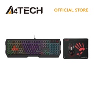 A4Tech Bloody B1700 Neon Effects Gaming Mouse Pad Keyboard and Mouse Combo