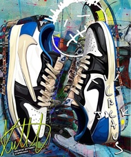 Jordan 1 Retro Low OG SP 🚚全部尺寸掛畫免順豐運費📣📣📣 M / L Size 掛畫仲可以揀免費送貨到樓下添🫶  📣訂貨需知 每月月尾截單，下個月月中到貨📣  📏所有掛畫都有三