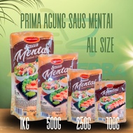 Prima Agung Mentai Sauce 500gr 1kg High Quality Halal Dressing Japanese Dimsum Sauce