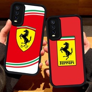 S43 Ferrari Casing for VIVO Y20i Y66 Y83 Y12s V15 Y400 Y11s Y20s S1 Pro Y20 V17 V19 NEO black