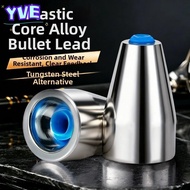 YVE 20PCS Fishing Tackle Accessories, Plastic Core Alloy Fishing Sinkers,  Hollow Tube 3.5G-20G Weig