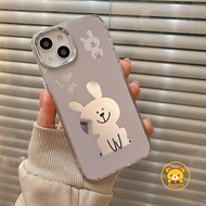 Cute Rabbit Phone Case For OPPO A98 A80 A79 A59 A16K A16E A5 Pro A2M A3X A3 A2X A2 Pro India A1X A1 