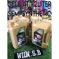 GELB 1.2LITER RS150/RSX150 SEMI SYNTHETIC 10W-40 15W-50 RED OIL