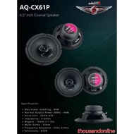 AUDIO QUART AQ-CX61P 6.5” INCH 2-WAY COAXIAL SPEAKER **100% ORIGINAL** 85 WATT RMS POWER