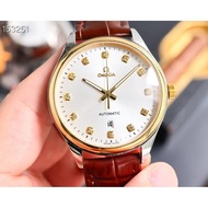 Omega Boutique Men's Watch
[Strap]: Genuine Cowhide/316 Stainless Steel Strap
[Movement]: West Iron 