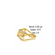 Cincin Emas 375 Cincin Emas Ringan Wanita