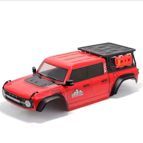 RGT Spare Parts P86489-1 Pre-Assembled PC Body (Red) 355mm For EX86150 Pathfinder, a totally new 1/1