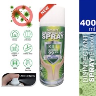 SEMENYIH Smart Disinfectant Spray Ethanol (400ml) Kill Germs 99.9% 75% ALCOHOL