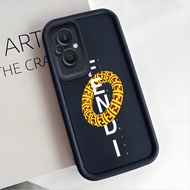 Case For OPPO Reno 7Z 5G 8Z 5G 7 Lite 5G 8 5G Gold Circle